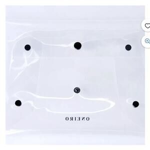 Lot Of 5 ONEIRO Clear Multipurpose Clutch Waterproof Travel Pouch 8" x 10" NEW